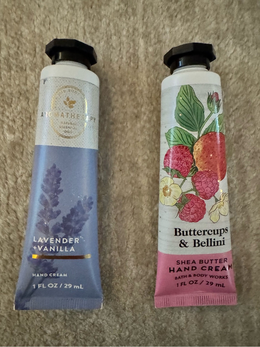 Bath & Body Works Bundle (2) Lavender Vanilla & Butter ups Bellini Hand Cream